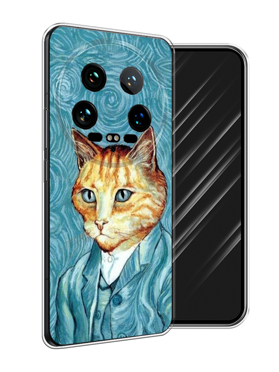 

Чехол Awog на Xiaomi 14 Ultra "Кот Ван Гог", Голубой;коричневый, 321850-1