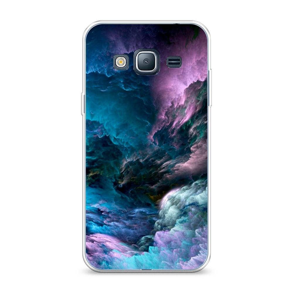 

Чехол на Samsung Galaxy J3 2016 "Загадочное небо", Синий;фиолетовый, 22450-2