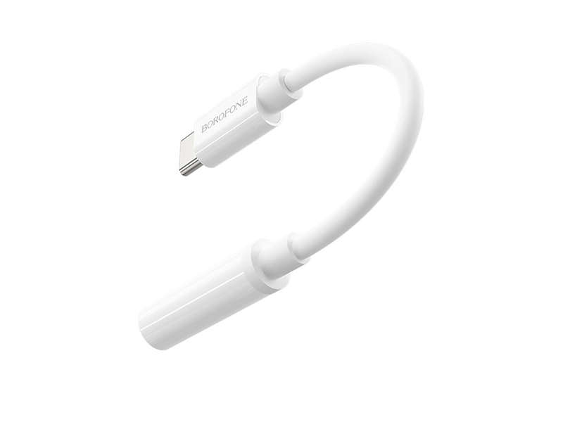 Аксессуар Borofone BV13 USB Type-C - 3.5 AUX White