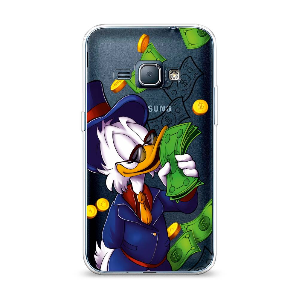 фото Чехол на samsung galaxy j1 2016 "scrooge mcduck with money" case place