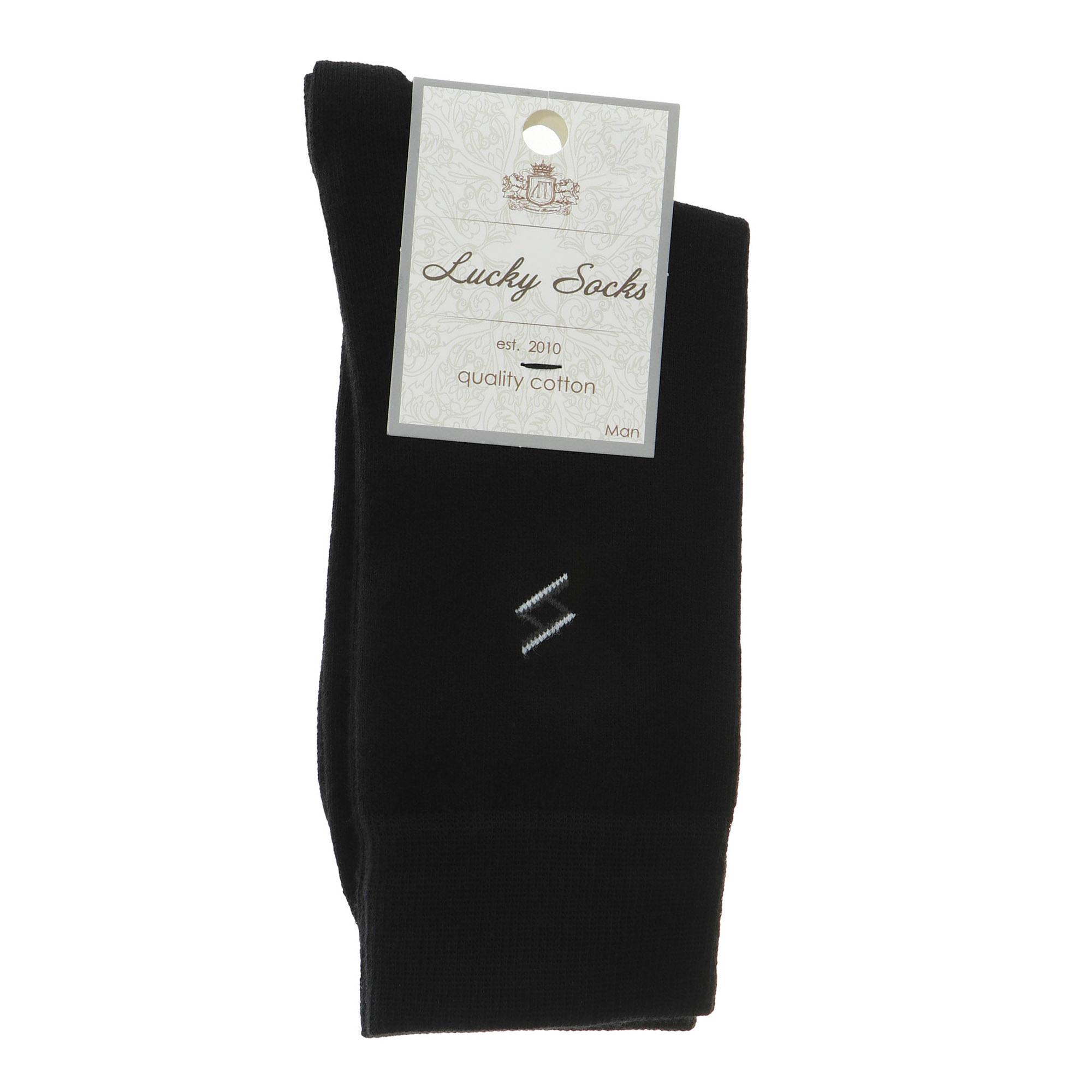 фото Носки мужские lucky socks черные 29-31