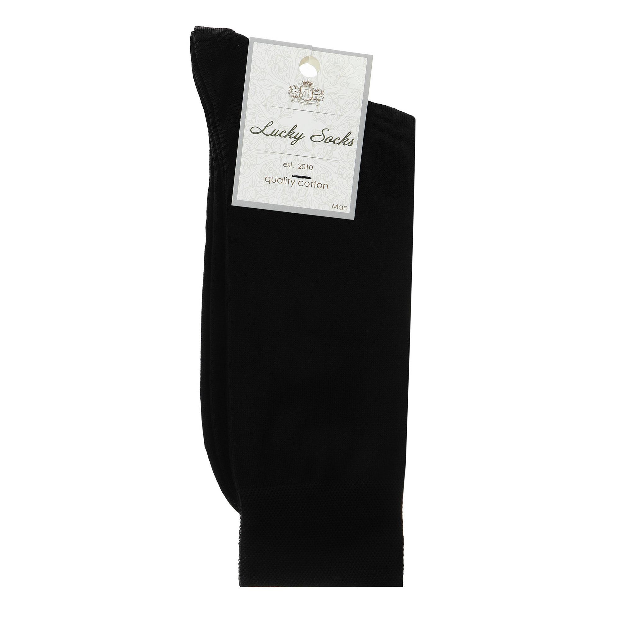 фото Носки мужские lucky socks черные 25