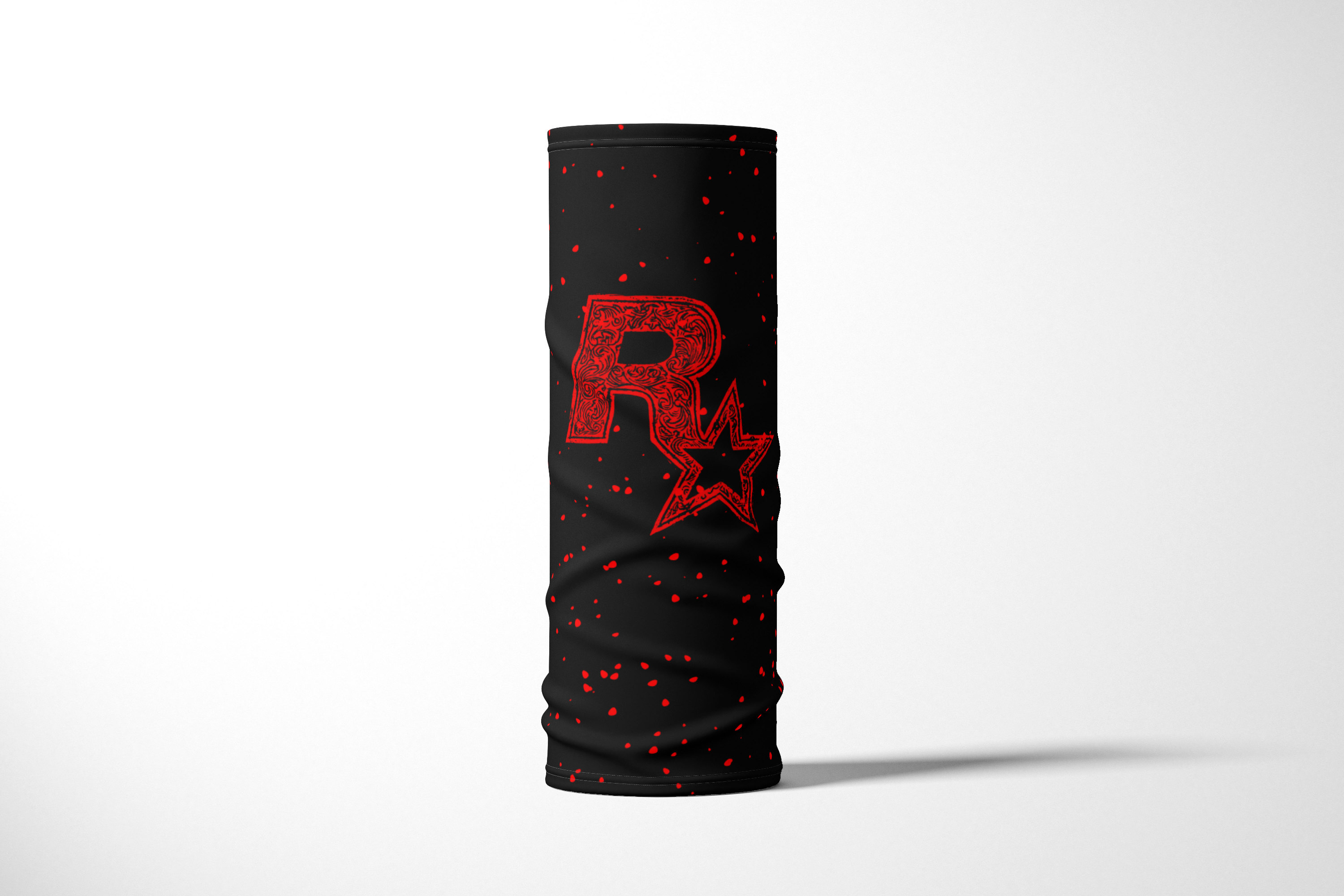 

Бандана / Бафф / Снуд-трансформер / Геймерам / Red Dead Redemption Rockstar, Черный;красный, BBuffVM_VM1646217