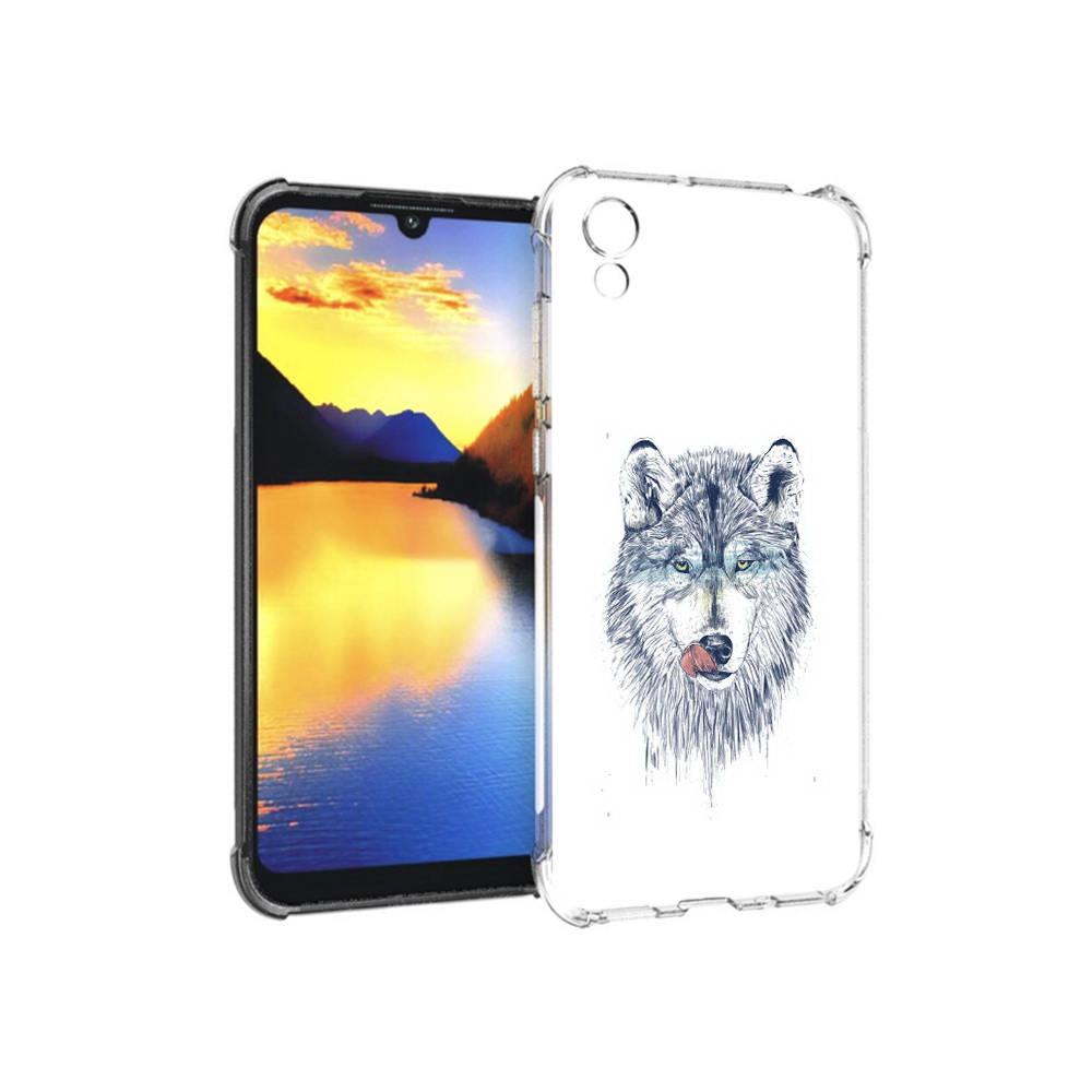 

Чехол MyPads Tocco для Huawei Y5 голодгый волк, Прозрачный, Tocco