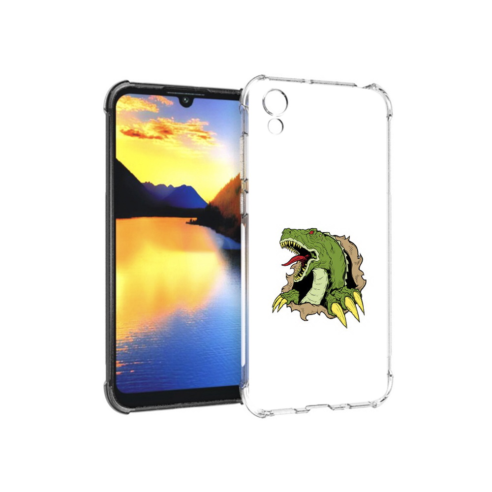 

Чехол MyPads Tocco для Huawei Y5 годзила, Прозрачный, Tocco