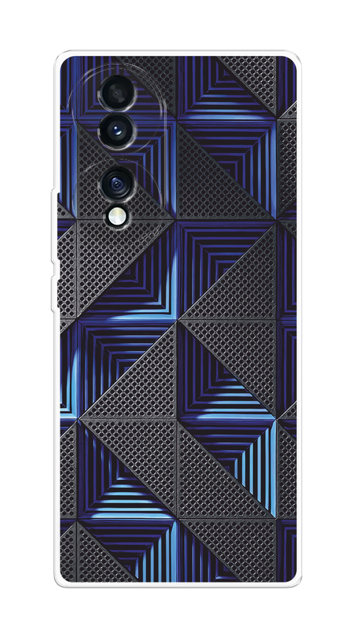 

Чехол на Honor 70 "IBM", Серый;синий, 6108250-3
