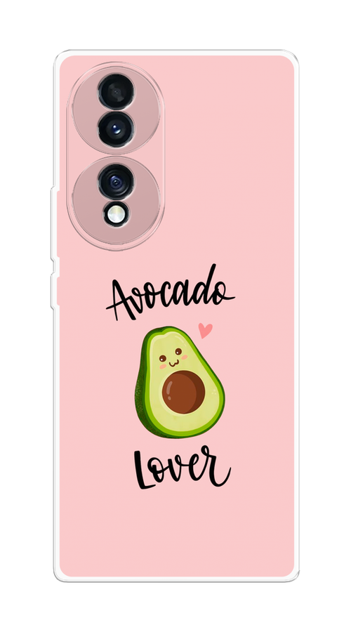 

Чехол на Honor 70 "Avocado lover", Розовый;зеленый, 6108250-6