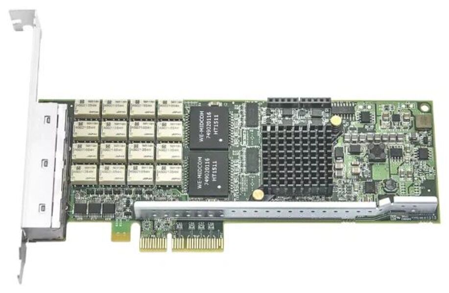 Сетевой адаптер PE2G4BPI35LA-SD  (Intel i350AM4) 4x 10/100/1000Base-T Express Bypass Serve