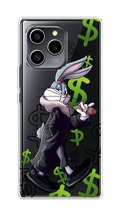 

Чехол на Honor 60 SE "Rich Bugs Bunny", Зеленый;черный;голубой, 6108050-6