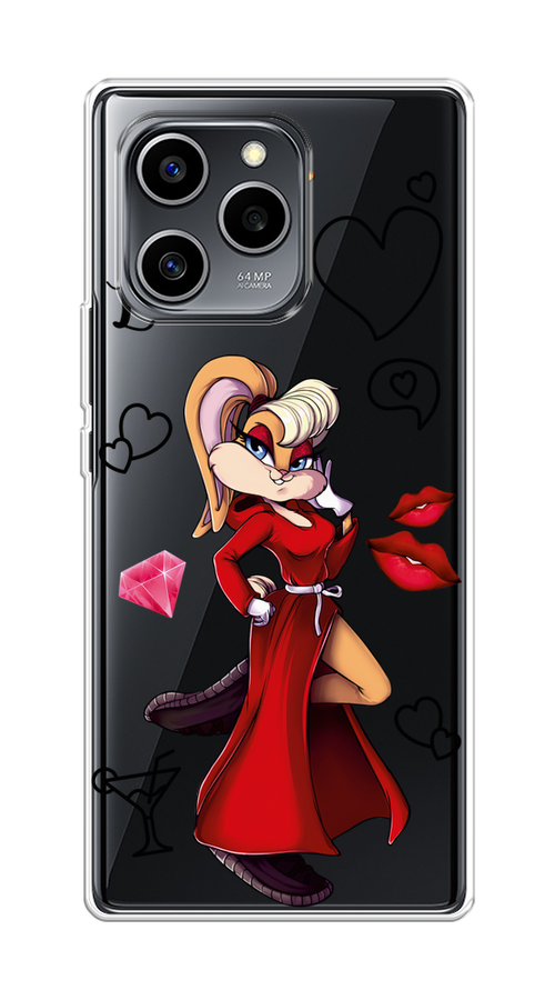 

Чехол на Honor 60 SE "Rich Lola Bunny", Красный;бежевый;оранжевый, 6108050-6