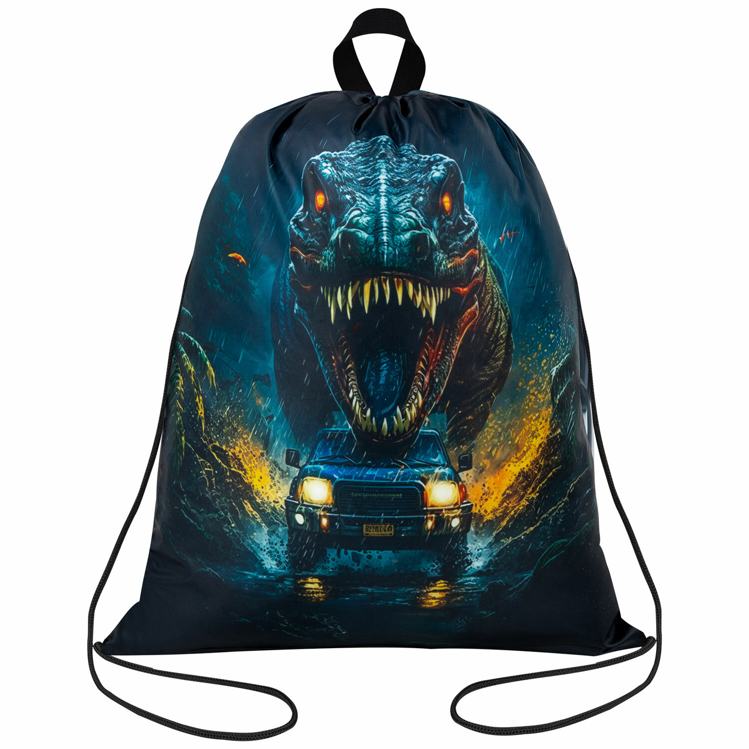 Мешок для обуви Brauberg Kids Dino chase сумка для сменки в школучехол с петлей42х34 см 268₽