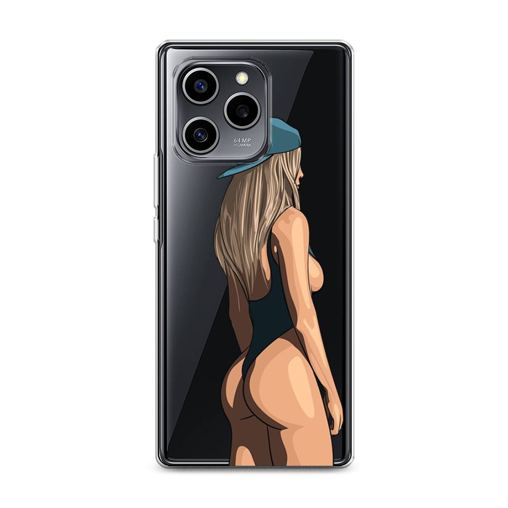 

Чехол на Honor 60 SE Девушка в черном купальнике, Зеленый;бежевый;черный, 6108050-6