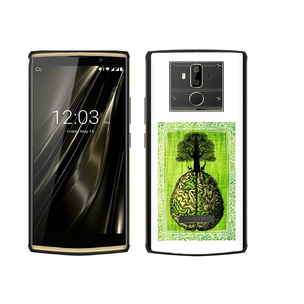 

Чехол MyPads Tocco для Oukitel K7 абстракция здоровый мозг, Прозрачный, Tocco