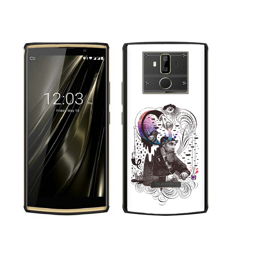 

Чехол MyPads Tocco для Oukitel K7 абстракция думающий мужчина, Прозрачный, Tocco