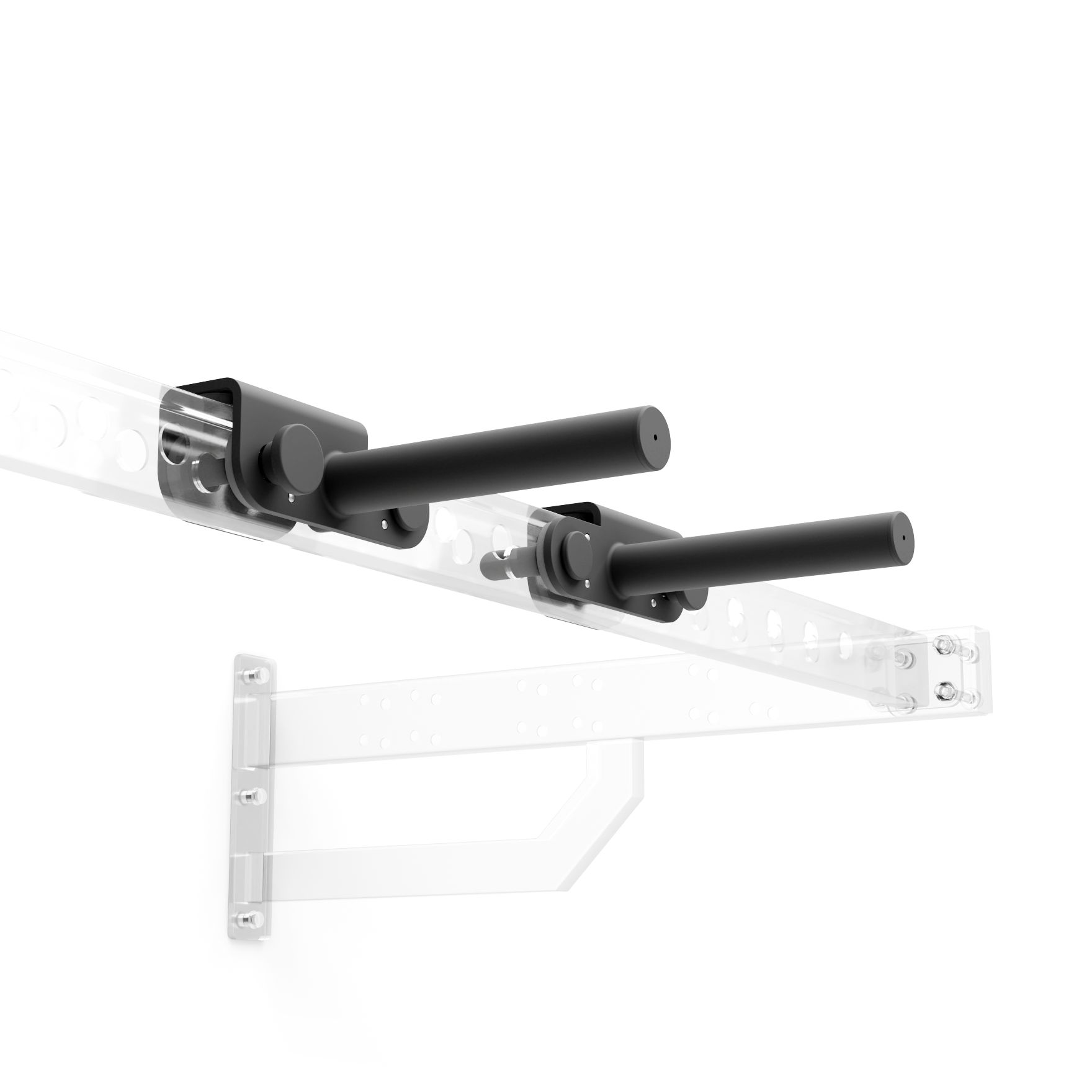 Ручки TSOPH28 параллельного хвата 28мм для турника со сменным оборудованием, черные