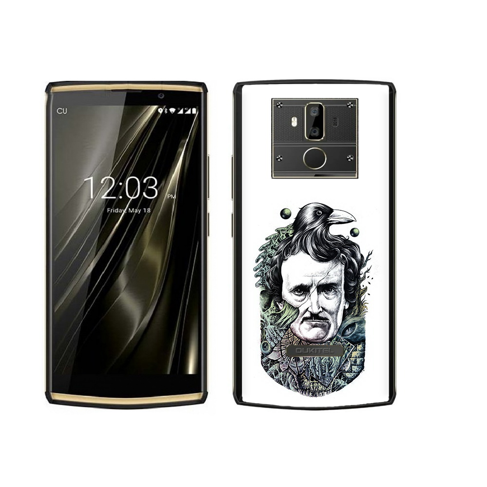 

Чехол MyPads Tocco для Oukitel K7 Эдгар Аллан с вороном, Прозрачный, Tocco