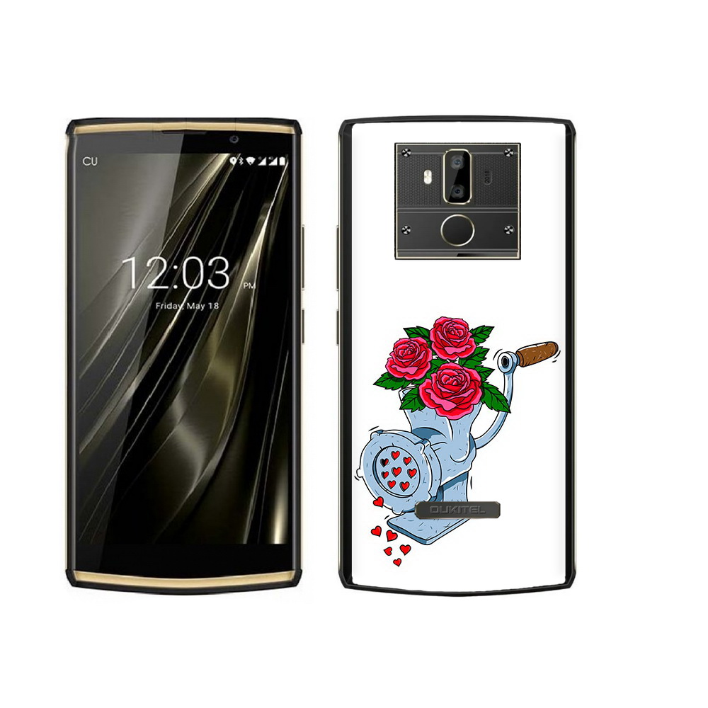 

Чехол MyPads Tocco для Oukitel K7 Цветочные сердца, Прозрачный, Tocco