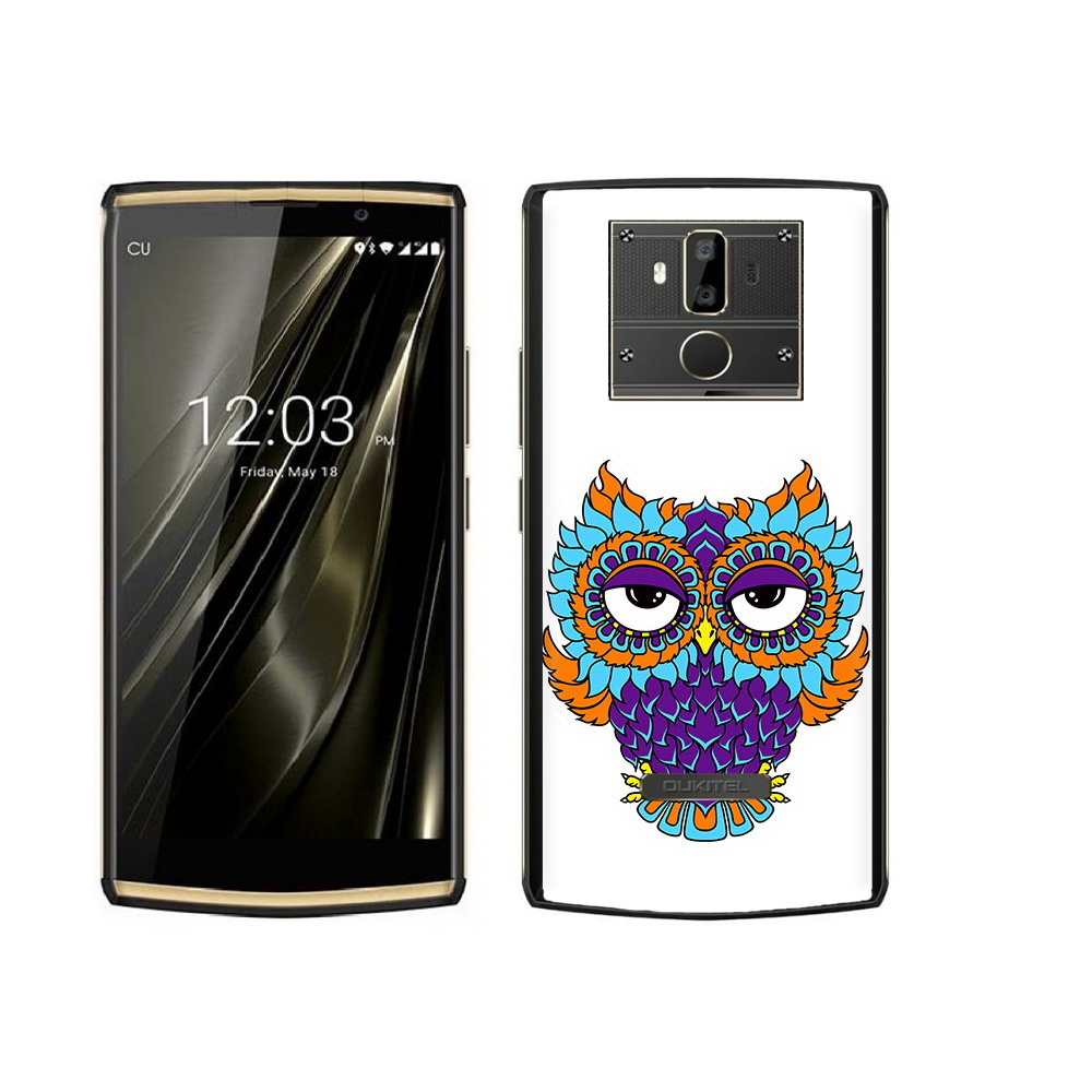 

Чехол MyPads Tocco для Oukitel K7 Цветная сова, Прозрачный, Tocco