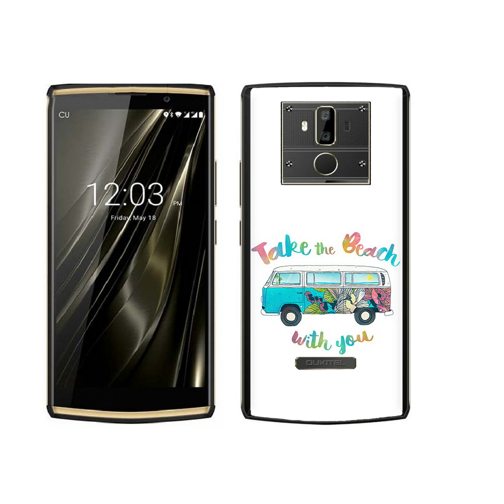 

Чехол MyPads Tocco для Oukitel K7 Хиппи автобус, Прозрачный, Tocco