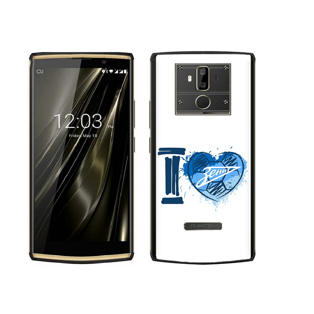 

Чехол MyPads Tocco для Oukitel K7 ФК я люблю зенит, Прозрачный, Tocco