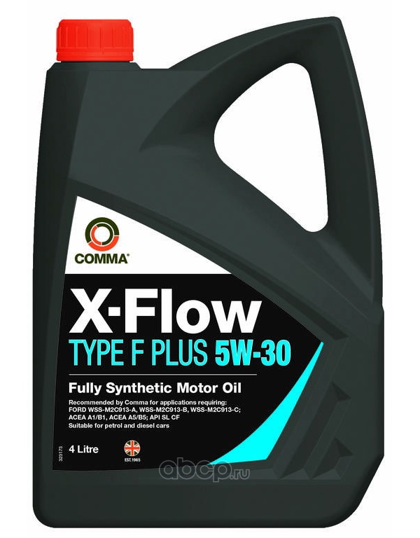 Моторное масло Comma X-FloW Type F Plus 5W30 4л