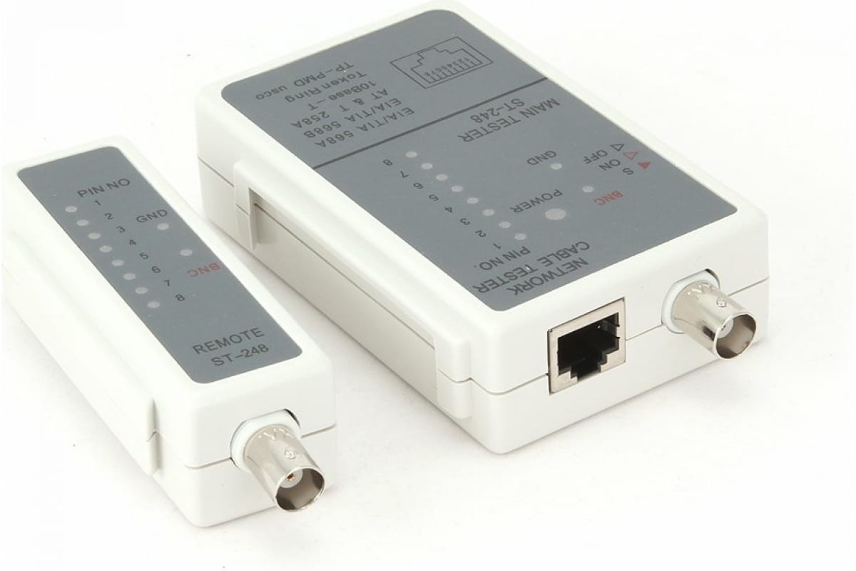 кабельный тестер Gembird NCT-1 кабельный тестер lanmaster с lcd дисплеем и функцией измерения длины lan pro l