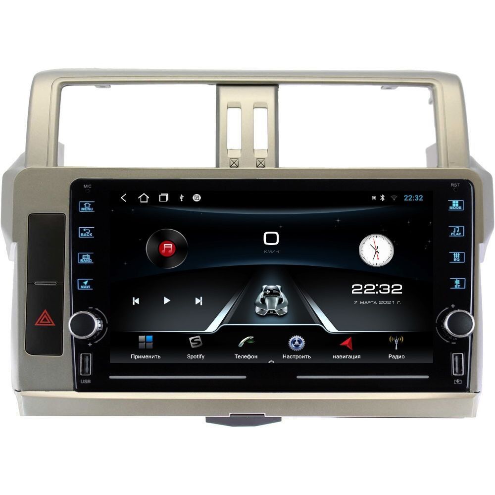 Магнитола R320 Т Toyota Land Cruiser Prado 150 2014-2017 - Android 13 - 2+32Gb -Carplay