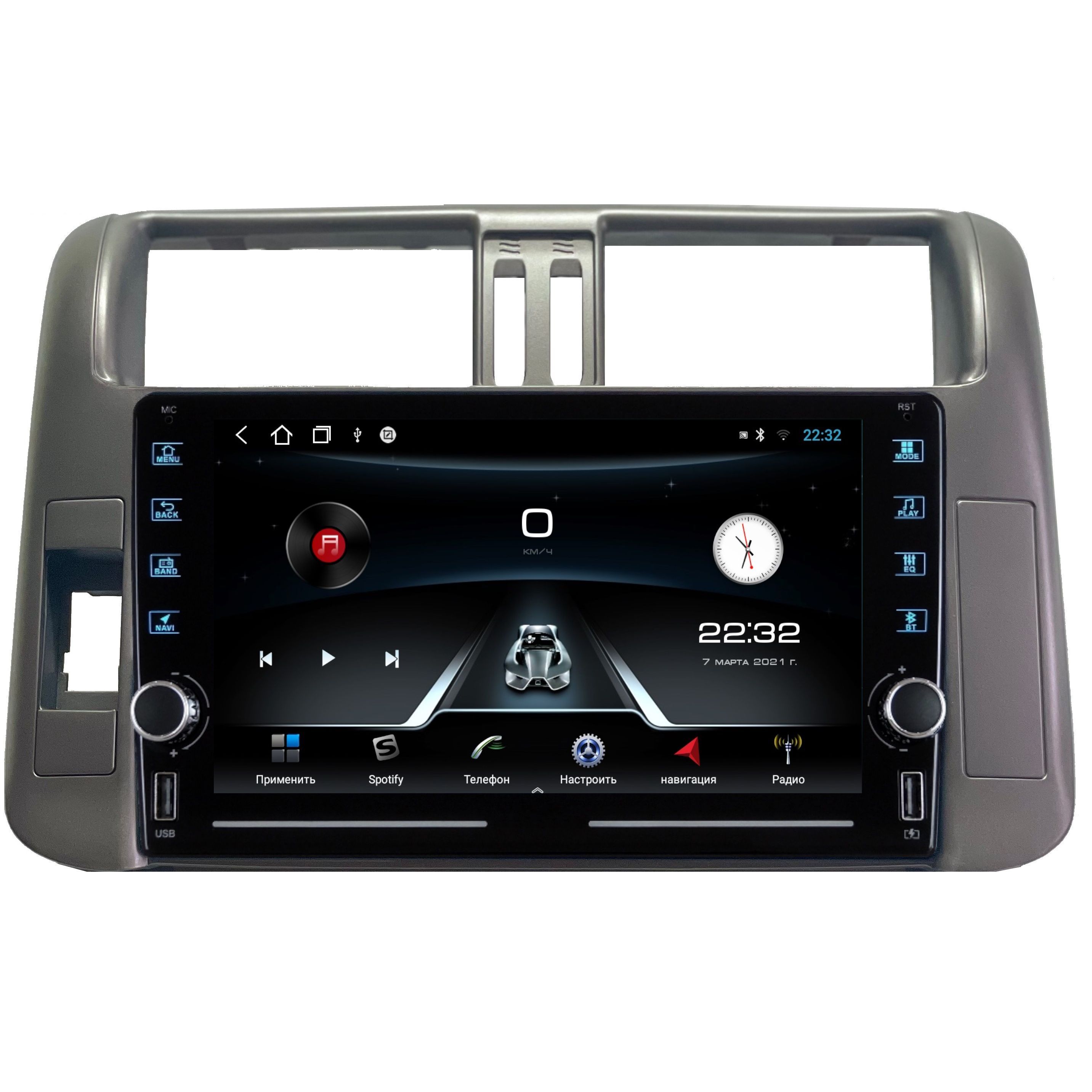 Магнитола R320 Toyota Land Cruiser Prado 150 2009-2013-Android 13- 2+32Gb-Carplay