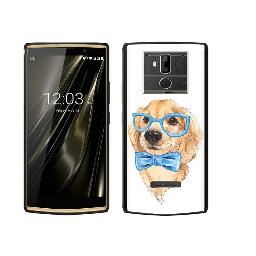 

Чехол MyPads Tocco для Oukitel K7 Собака интеллигент, Прозрачный, Tocco