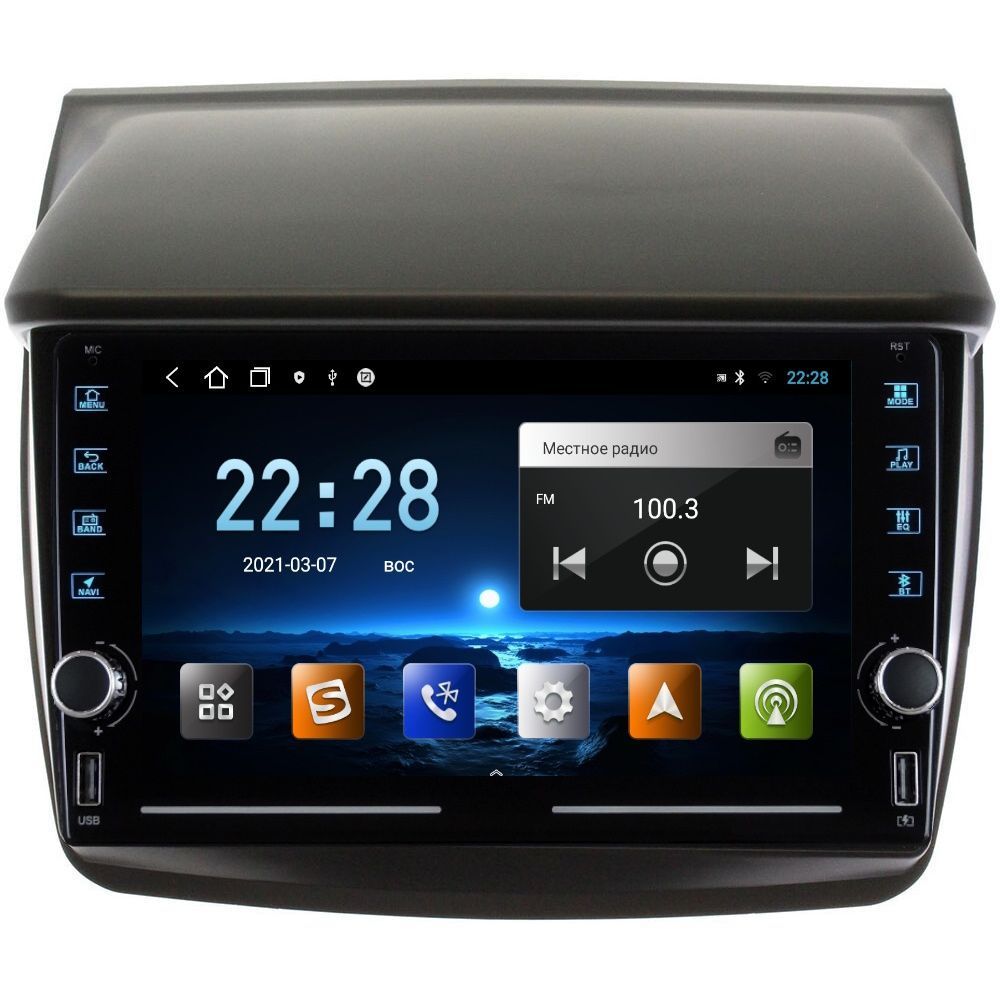 Магнитола R320 Mitsubishi Pajero Sport 2 2008-2014, L200 IV 2006-2015 - Android 13 - IPS