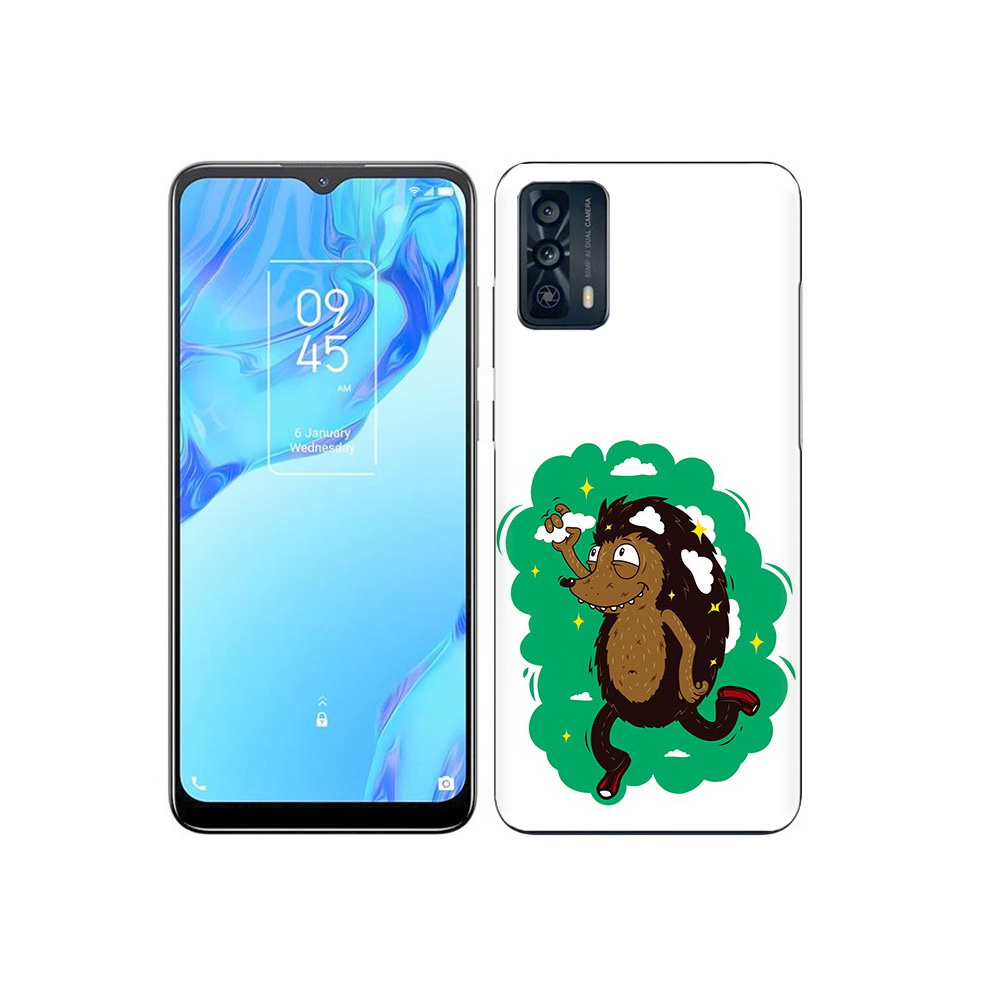

Чехол MyPads Tocco для TCL 20B Ежик в облаках, Прозрачный, Tocco