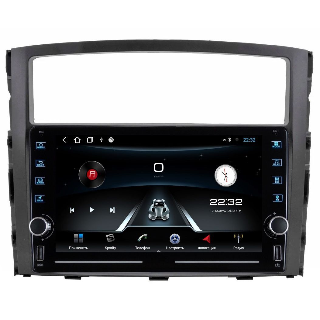 Магнитола R320  Mitsubishi Pajero 4 2006-2021 - Android 13 - Память 2+32Gb