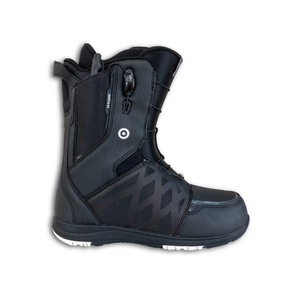 фото Ботинки для сноуборда atom team black/white, год 2022, размер 44
