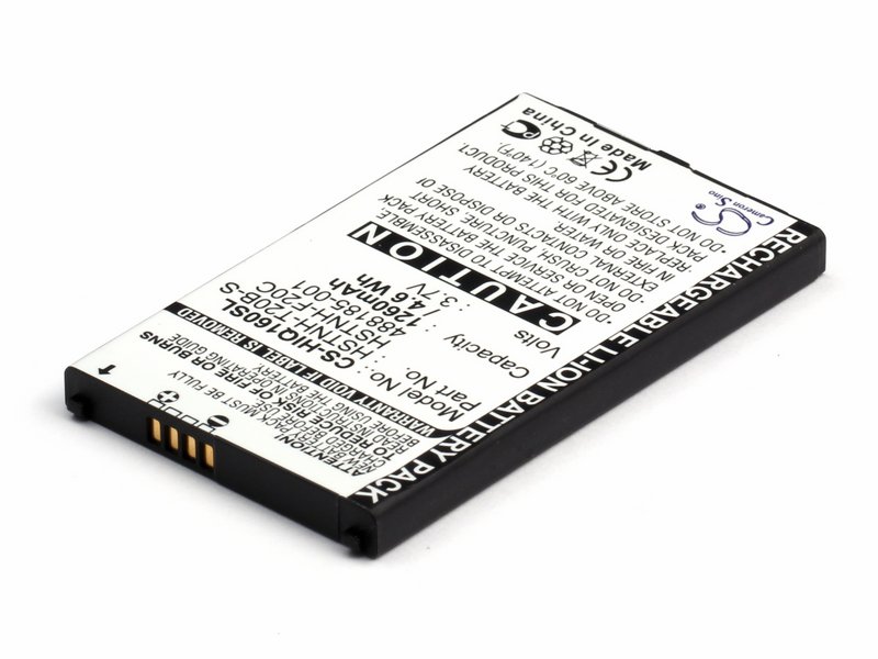 

Аккумулятор для КПК HP 488417-001, HSTNH-F20C, HSTNH-T20B-S