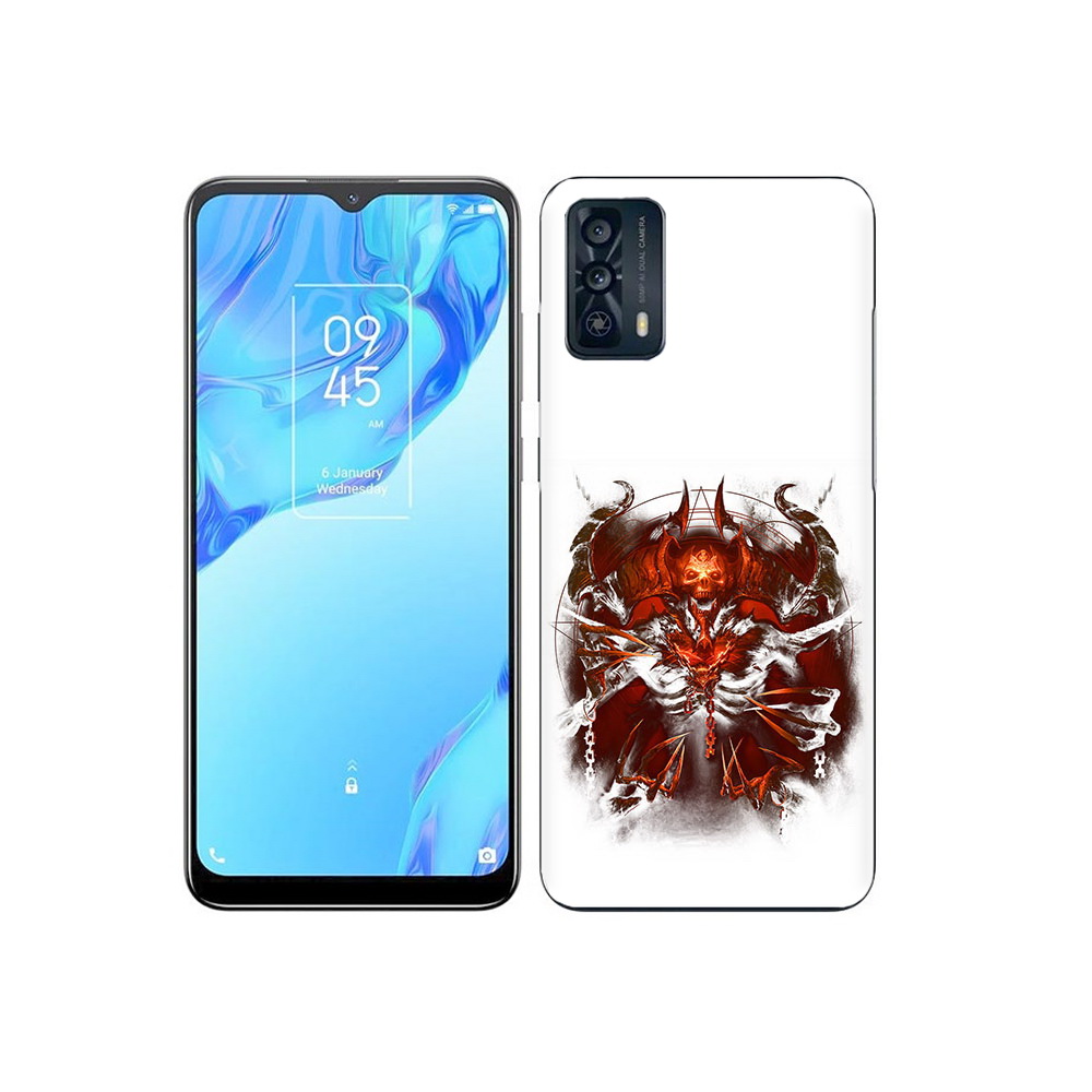 

Чехол MyPads Tocco для TCL 20B яркий демон, Прозрачный, Tocco