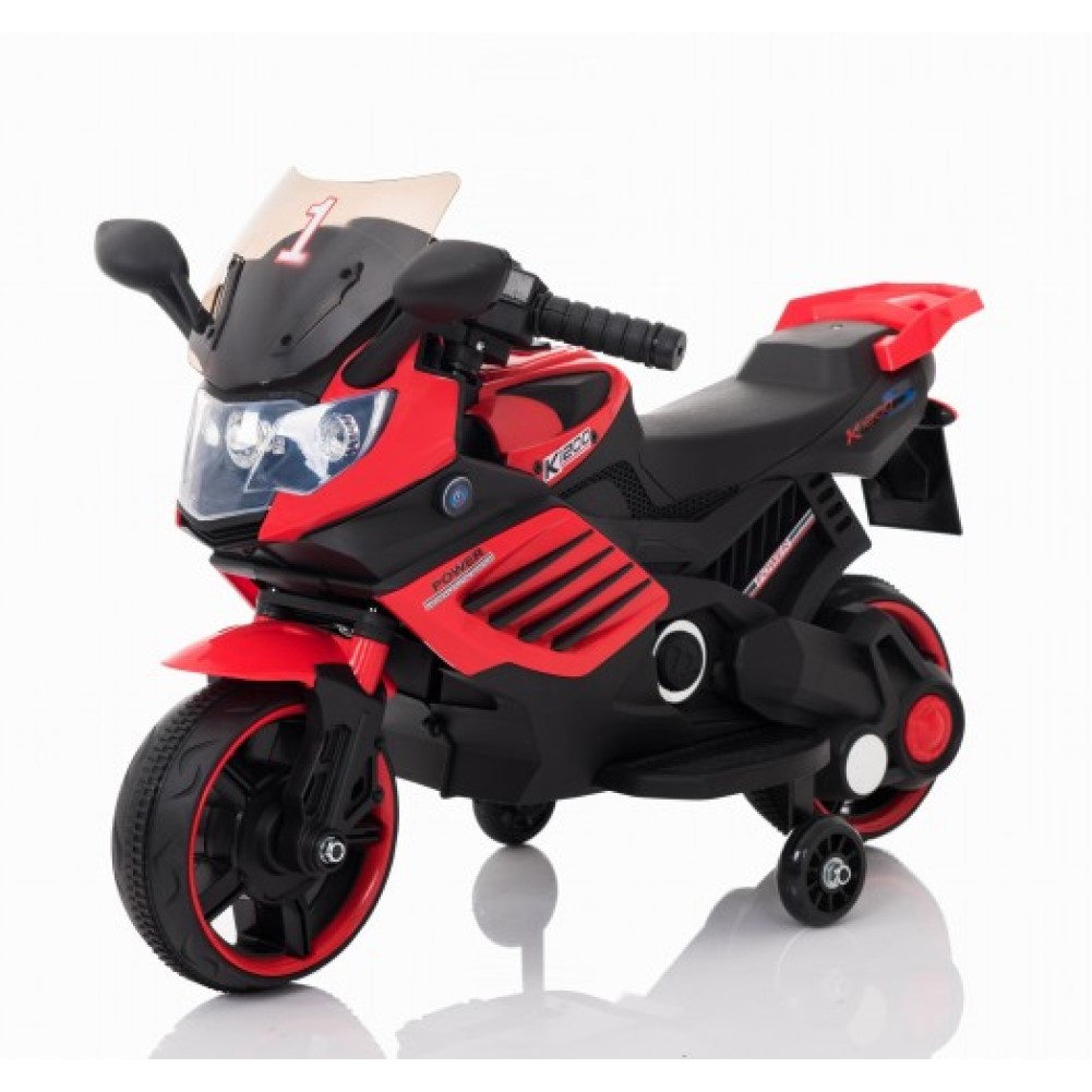 Детский электромобиль мотоцикл Jiajia LQ-158-Red детский электромотоцикл rocket мотоцикл шерифа 1 мотор 20 вт белый