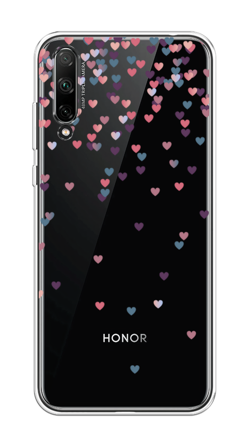 

Чехол на Honor 30i "Посыпка сердечки", Розовый;фиолетовый, 6104050-3