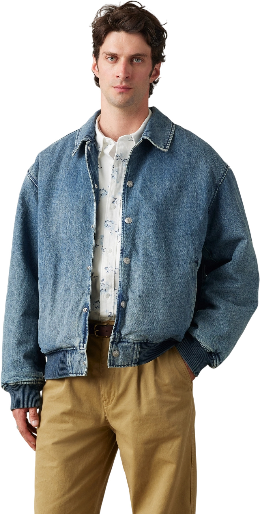

Куртка Levi's для мужчин, синяя, размер L, A8561-0001, 1 шт., Синий, A8561-0001