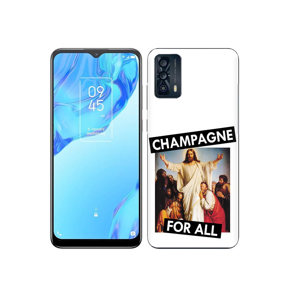

Чехол MyPads Tocco для TCL 20B шампанское, Прозрачный, Tocco