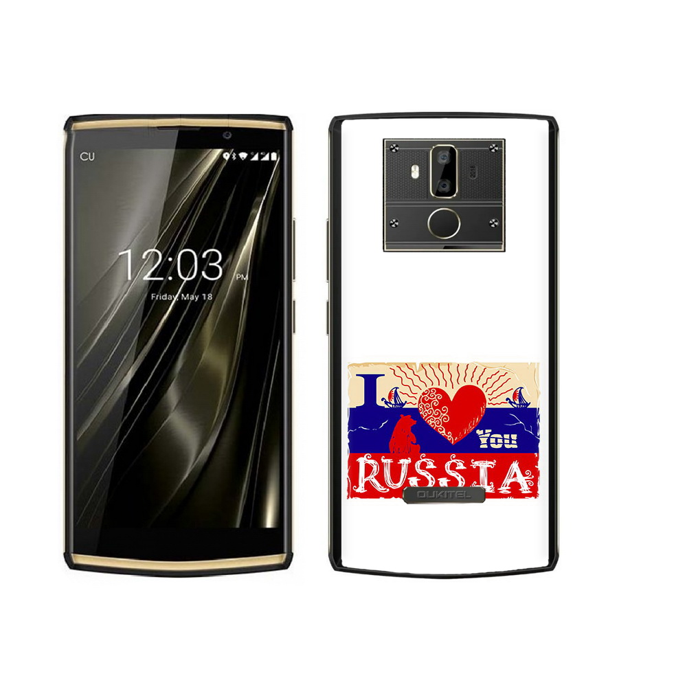 

Чехол MyPads Tocco для Oukitel K7 Люблю Россию, Прозрачный, Tocco