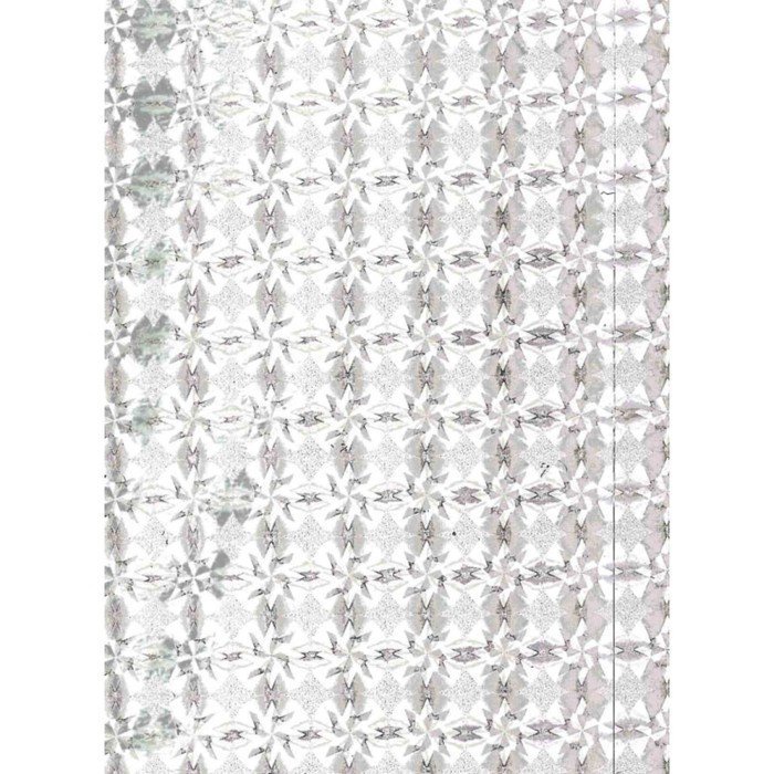 

Самоклеящаяся пленка Colour decor 1026, голография звезда крупная серебро 0,45х8 м