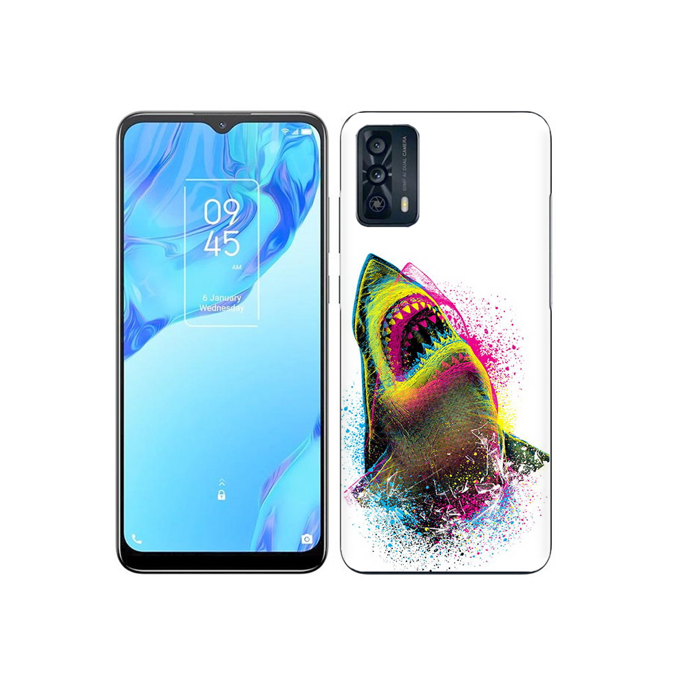 

Чехол MyPads Tocco для TCL 20B челюсти-2, Прозрачный, Tocco