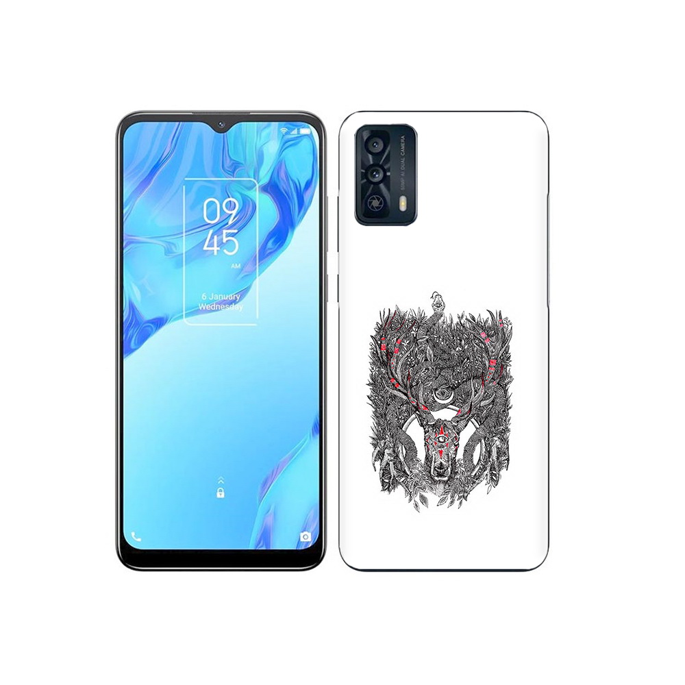 

Чехол MyPads Tocco для TCL 20B Дизайнерские_676, Прозрачный, Tocco