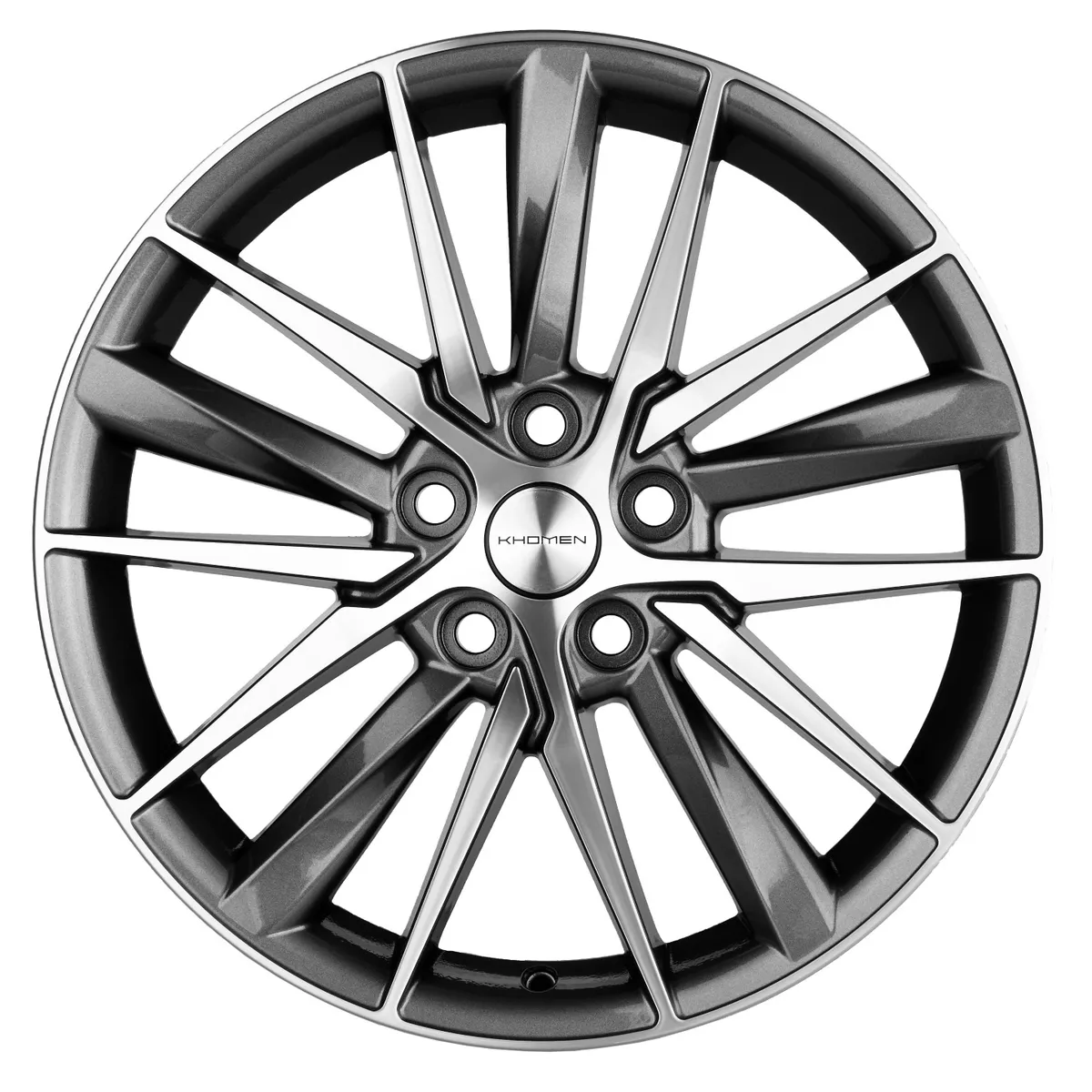 фото Колесный диск khomen wheels khw1807 hyundai i40 gray-fp 8x18/5x114.3 et46 d67.1 whs508240