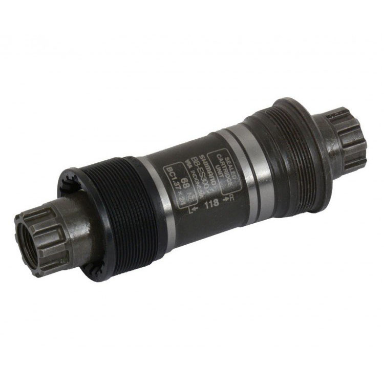 

Каретка SHIMANO ES300, OCTALINK, 68/126 мм, б/болтов, Черный