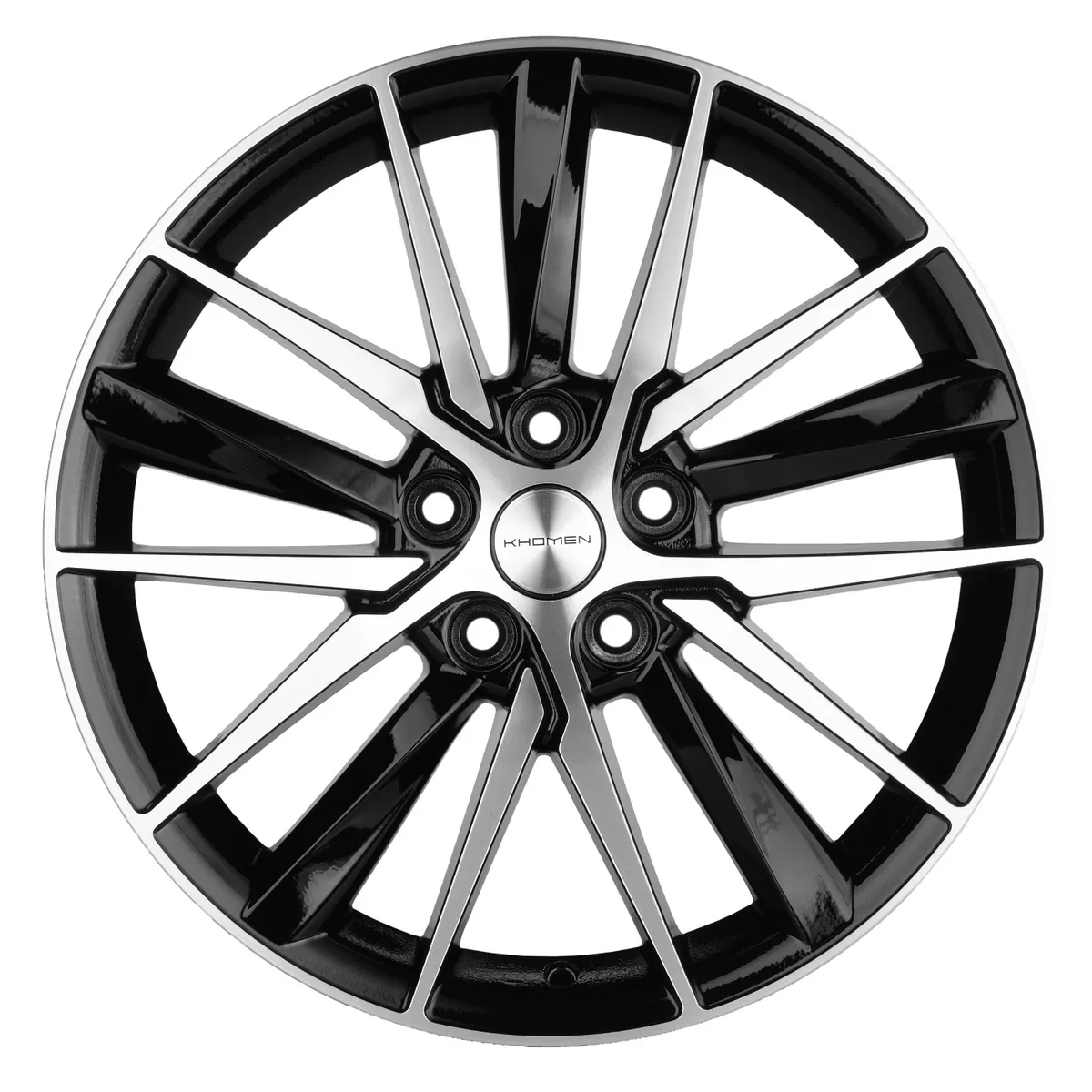 фото Колесный диск khomen wheels khw1807 (passat) black-fp 8x18/5x112 et48 d57.1 whs508241