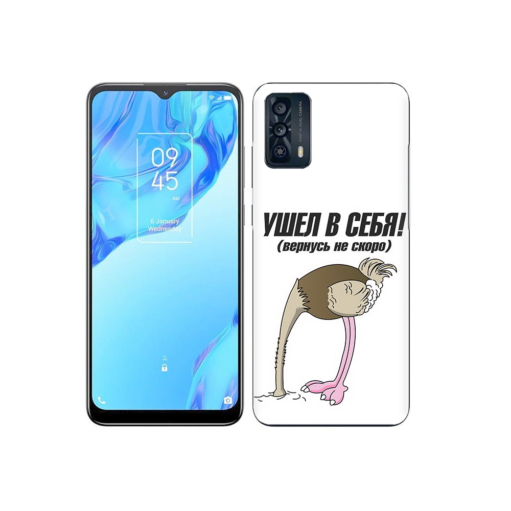 

Чехол MyPads Tocco для TCL 20B ушел в себя, Прозрачный, Tocco