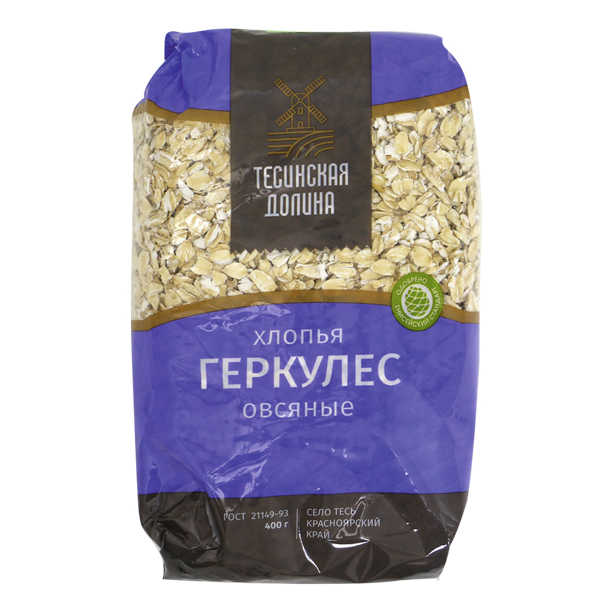 

Крупа овсяная Тесинская Долина Геркулес 400 г
