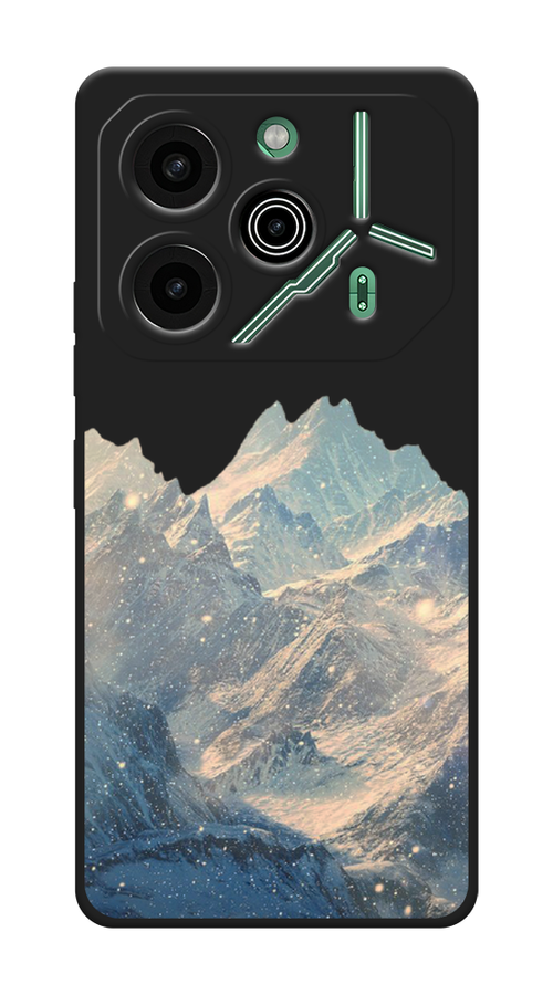 

Чехол Awog 305252-1 для Tecno Pova 6 Pro 5G "Горы арт 2", Серый, 305252-1