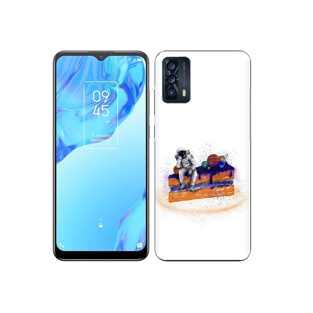 

Чехол MyPads Tocco для TCL 20B торт с планетами, Прозрачный, Tocco